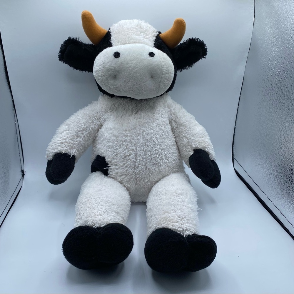The Bear Factory 2001 Vintage Cow Plush Stuffed Animal Pouch For Scent Lovey‎